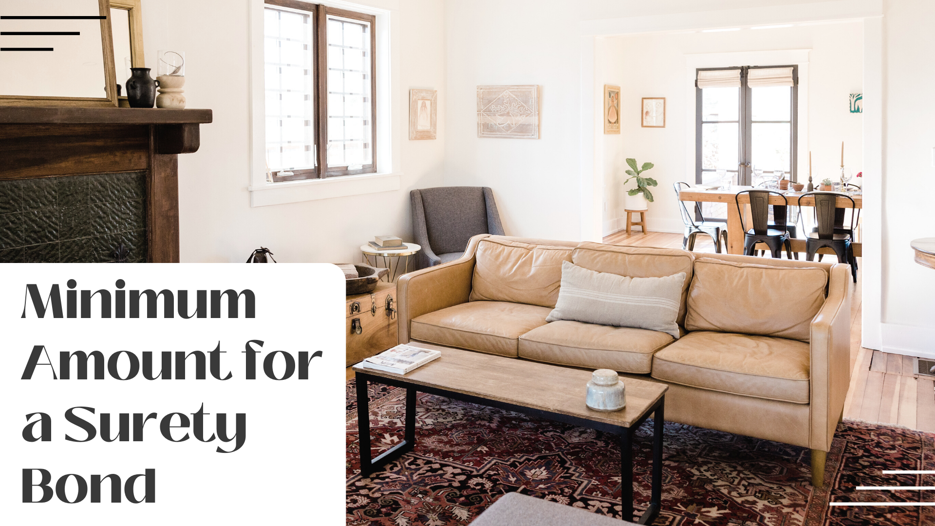 surety bond - What is the minimum amount required to get a surety bond - minimalist home